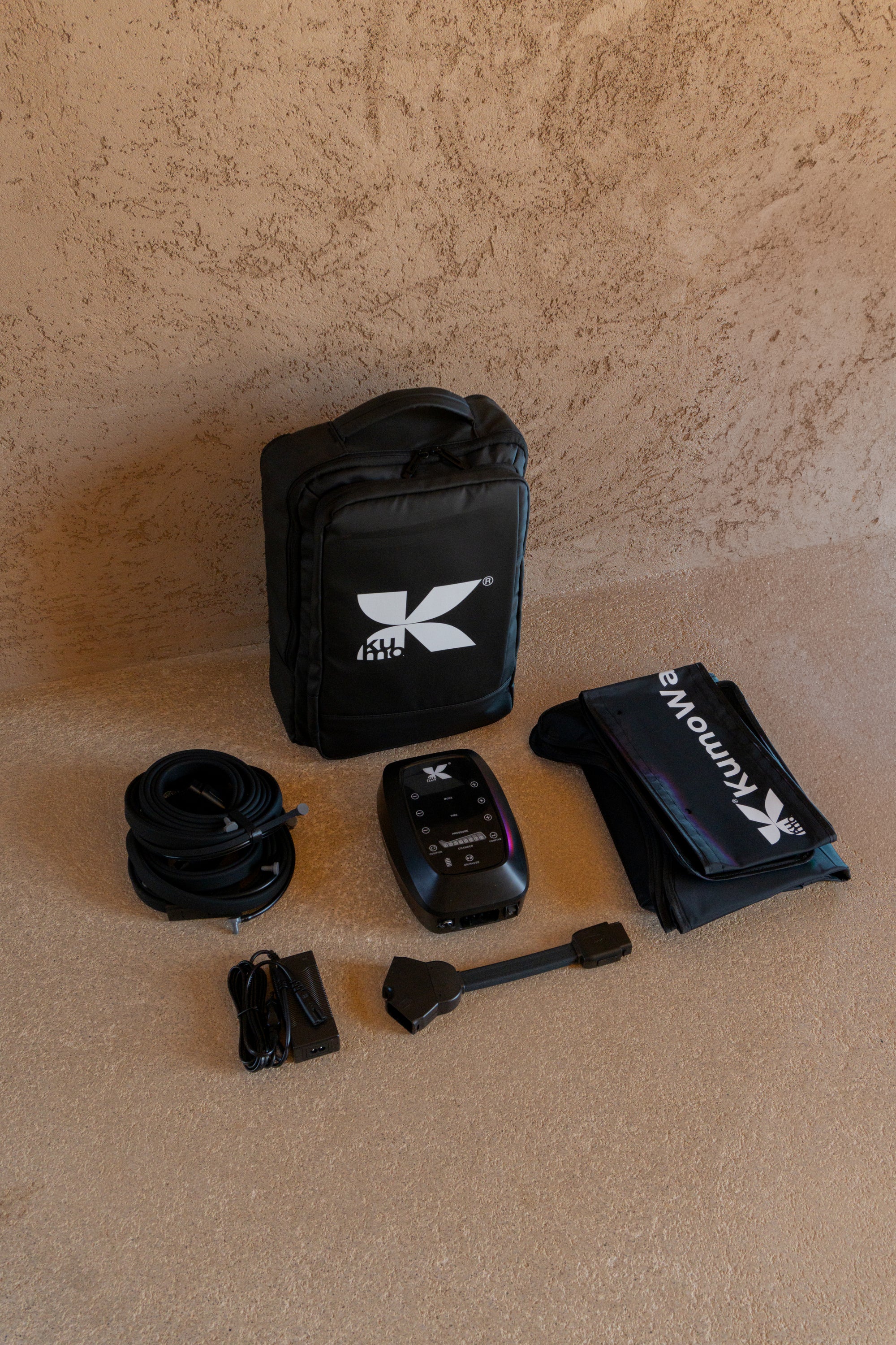 KumoWave Elite – Presoterapia avanzada de 8 Cámaras (Piernas + Cadera + Lumbar)