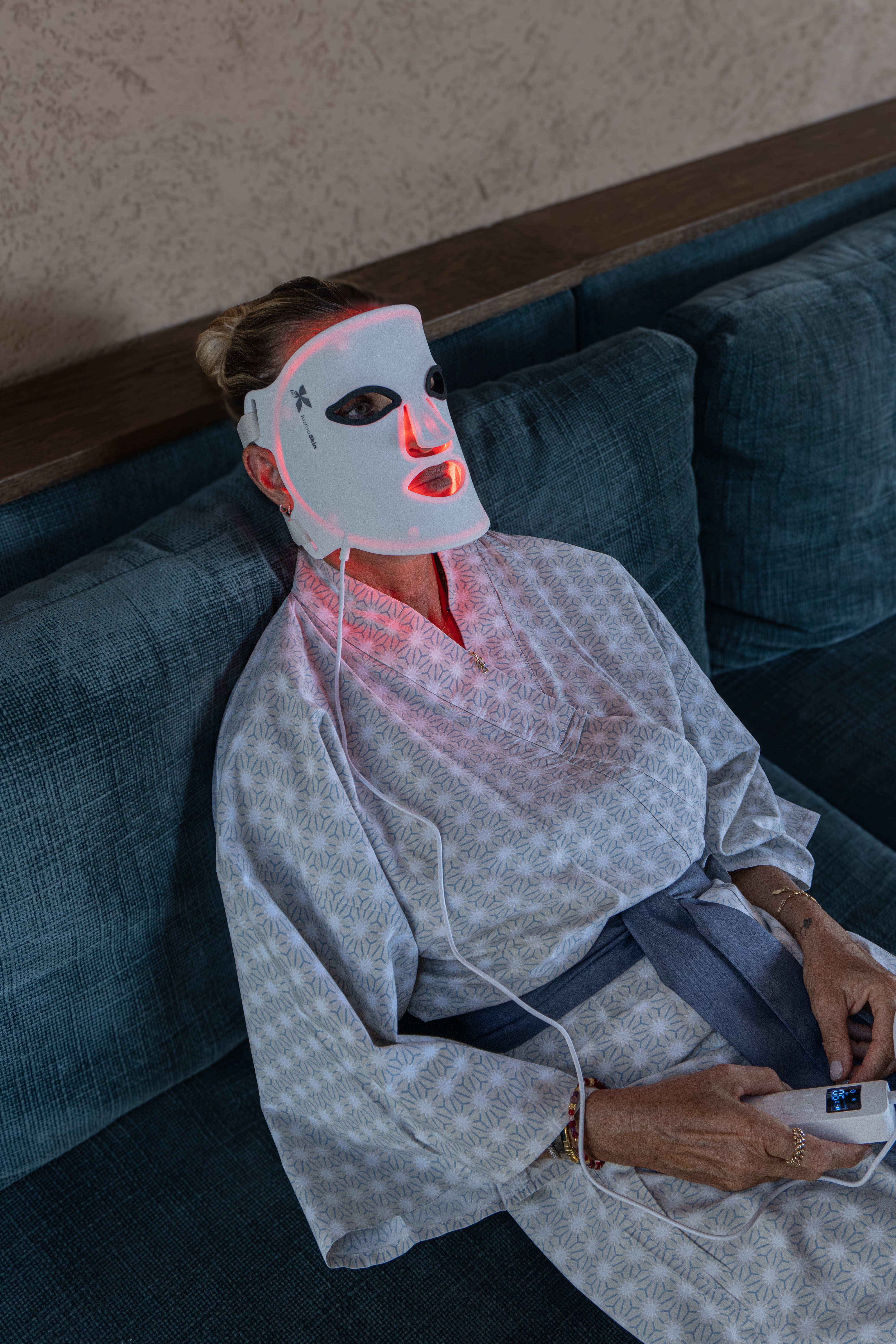 KumoSkin Mask – Máscara Facial de Terapia LED Avanzada con Silicona Médica