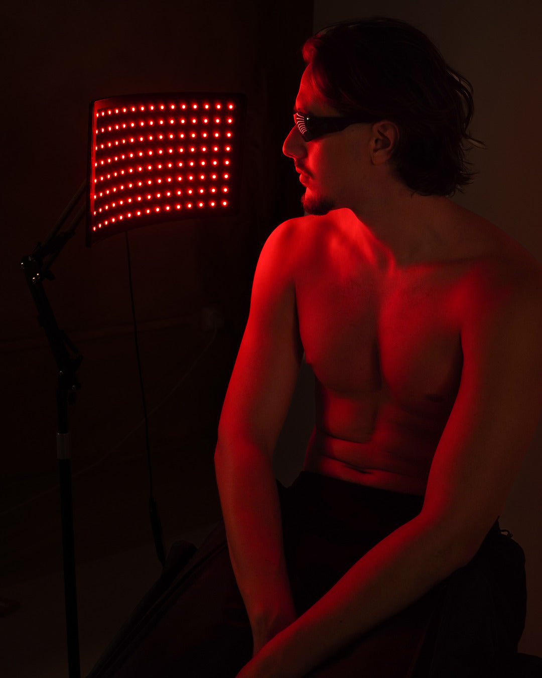 Panel de luz roja e infrarroja para recuperación deportiva de cuerpo completo
